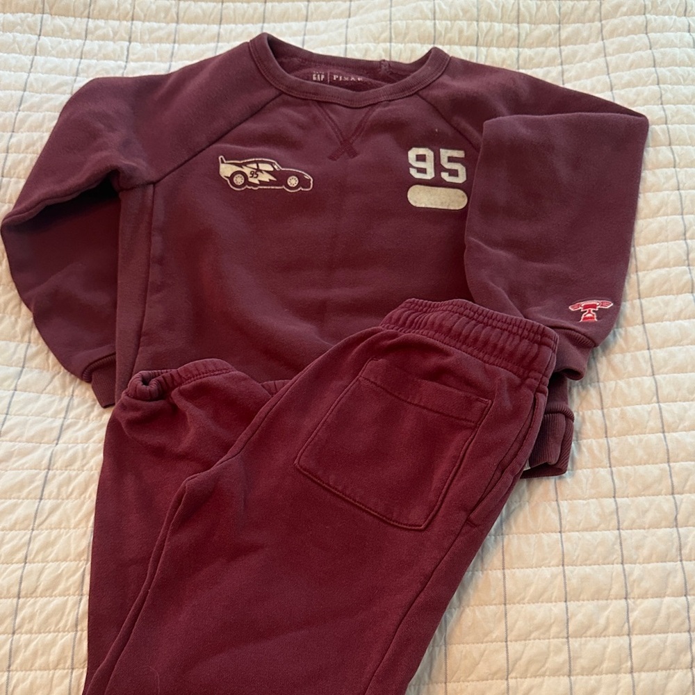 Lightening McQueen Sweatsuit set